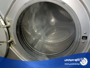 علت بوی سوختگی یا دود داخل لباسشویی